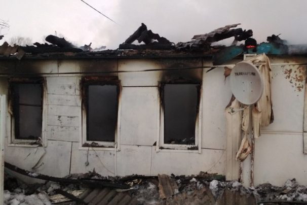 В Оренбургской области в огне погибли два человека
