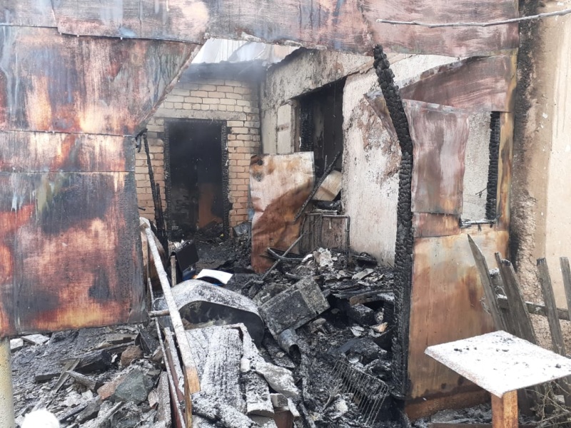 В Оренбурге на улице С. Лазо в пожаре погибла пенсионерка