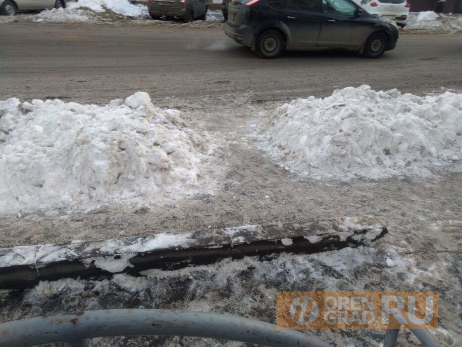 Последствия снегопада в Оренбурге до сих пор дают о себе знать