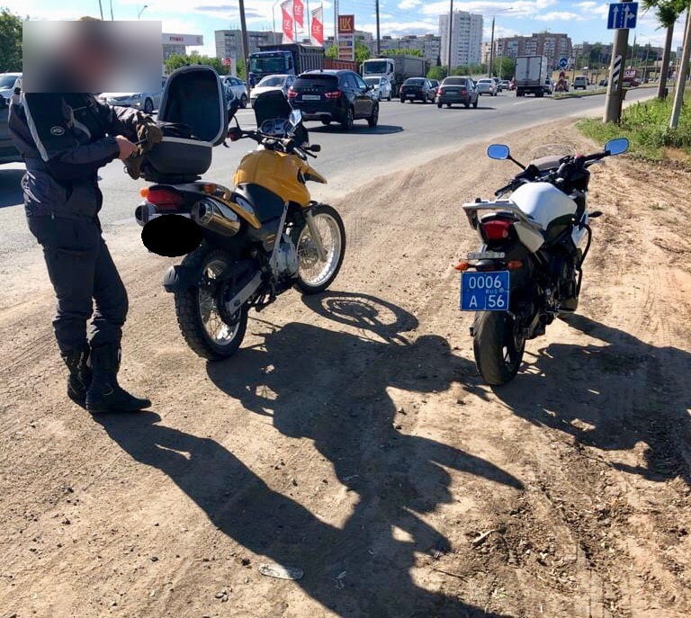 Оренбургский мотобат оформил 15 протоколов в отношении мотоциклистов-нарушителей