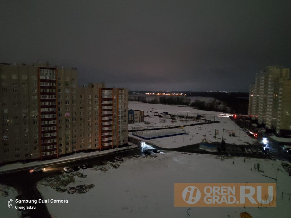 В Оренбурге в Рождественский вечер целый микрорайон оставили без света и отопления