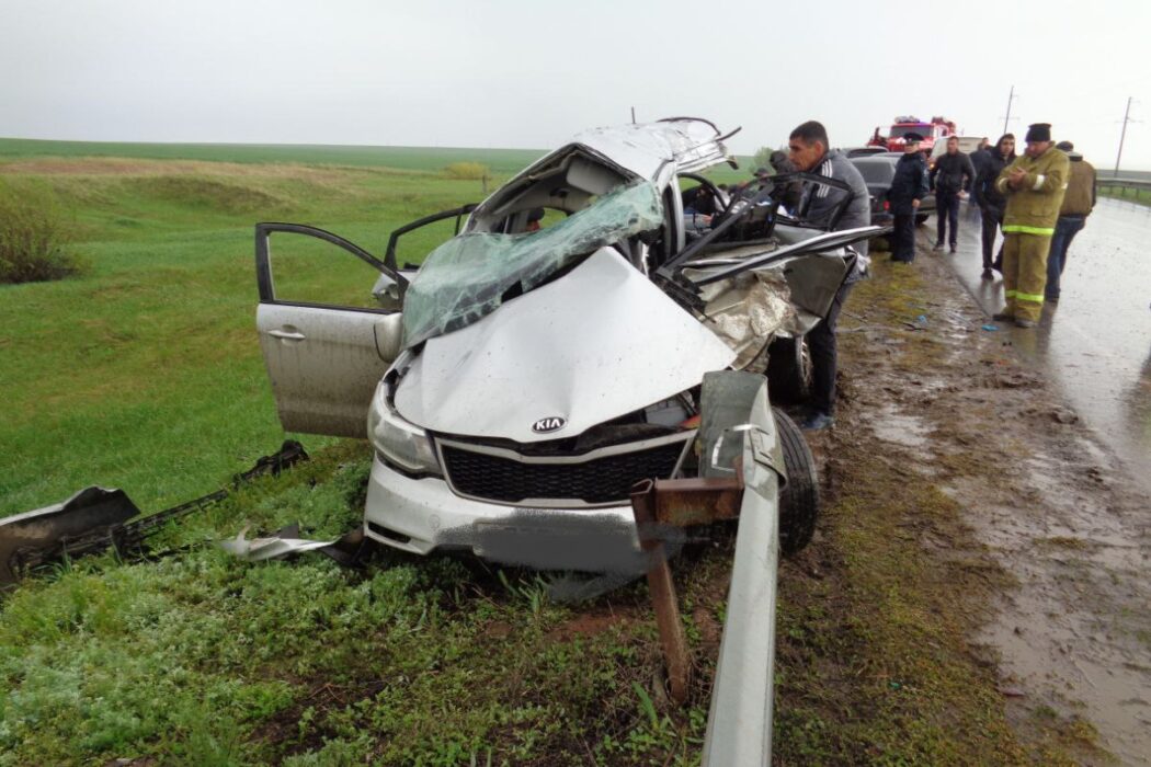 На автотрассе Уральск-Бугульма произошла авария