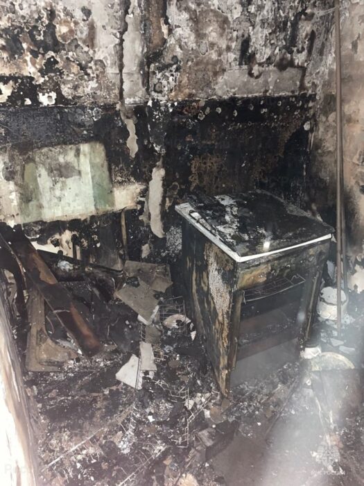 МЧС сообщило подробности пожара в многоквартирном доме Орска