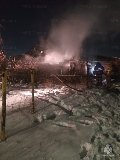 В Сорочинске в пожаре погибли два человека