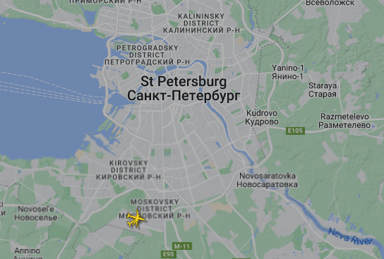 Аэропорт Санкт-Петербурга закрыли для гражданских самолетов
