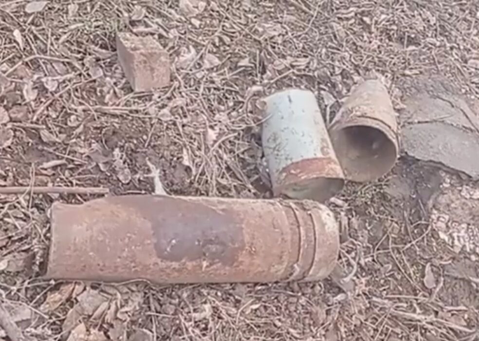 В Сорочинске кто-то выгрузил артиллерийские снаряды в овраг