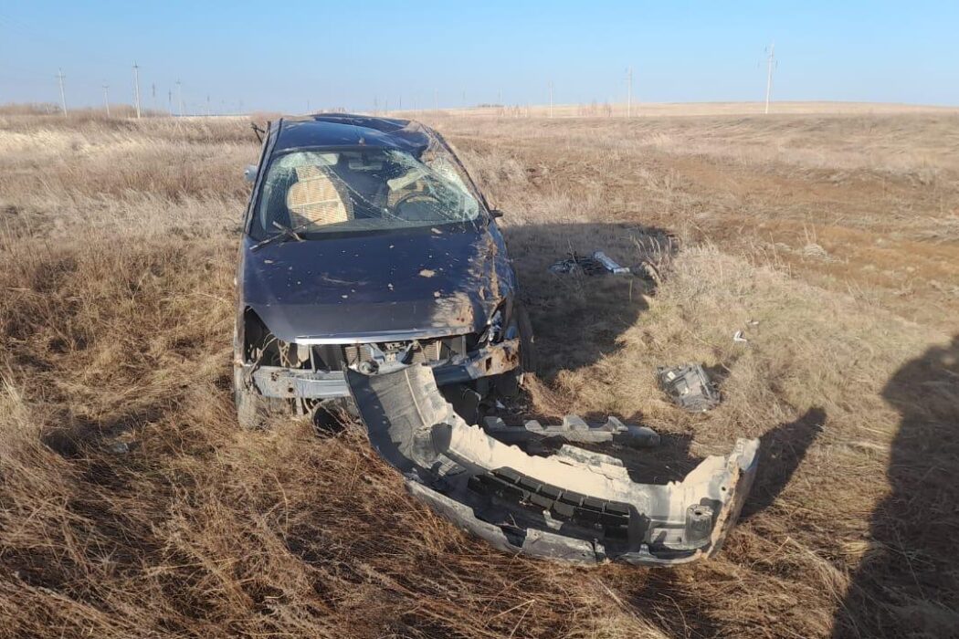 Под Сорочинском водитель из Оренбурга попал в серьезную аварию