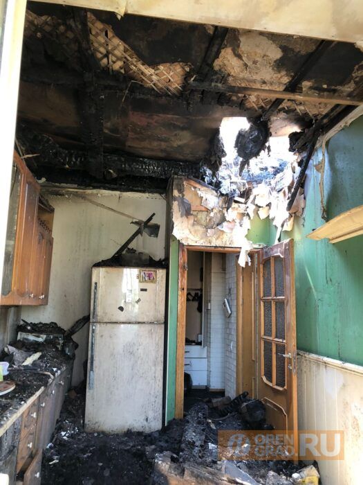 Администрация Оренбурга прокомментировала ситуацию с домом на улице М.Горького, пострадавшим от пожара